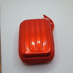 RED RFID zipper protection wallet case